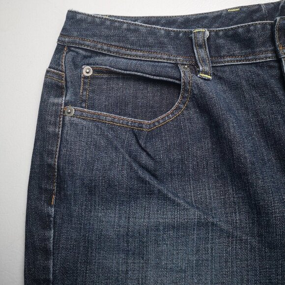 Talbots Stretch Ladies Size 10 Medium Wash Blue Jean Capri Pants - Picture 5 of 13